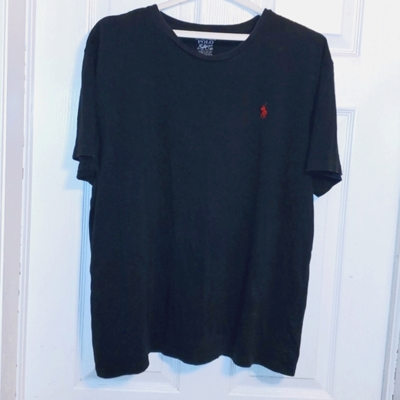 Polo Ralph Lauren Other - Mens XL Polo by Ralph Lauren Shirt dark blue preppy shirt with red logo emblem